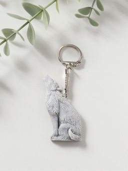 Брелок "Волк воет" (барельеф), 6см