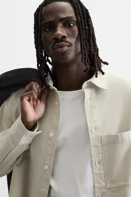DENIM SHIRT WITH POCKET - Zara фото 6