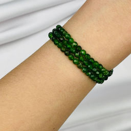 Бусины для украшений из Хромдиопсида огранка