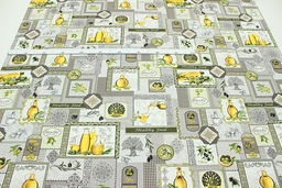 Вафельное полотно Дары оливы, ш.1.5м, хлопок-100%, 150гр/м.кв - Купава фото 5