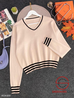 Свитер женский с V-вырезом - Bruno фото 3