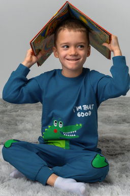 Хлопковая пижама для мальчика Bonito  фото 7