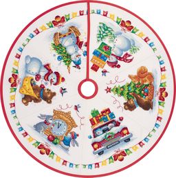 Набор для вышивания PANNA PR-7254 Юбка для новогодней ёлки 61 х 61 см