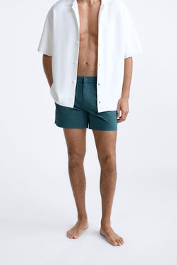 DOKULU REGULAR FIT DENIZ SORTU - Zara фото 8