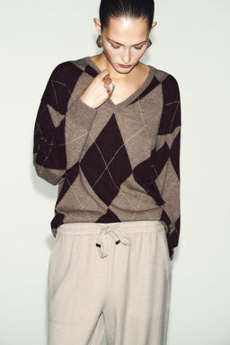 JOGGING TROUSERS WITH ELASTICATED CUFFS - Zara фото 4