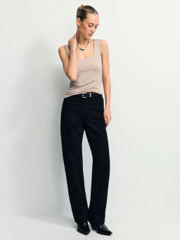 Джинсы straight с высокой посадкой / Zarina