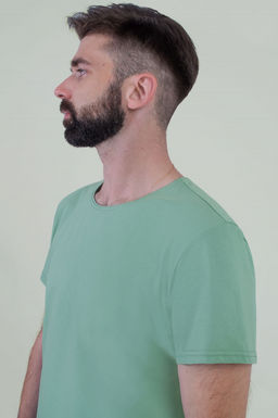 Арт. 61130 Футболка мужская 48-58 (6 шт) Цвет:полынь - Идеал фото 3