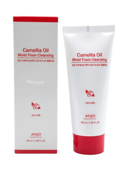 Foam Cleansing Oil Moist Camellia - Пенка для лица увлажняющая очищаюя с маслом камелии, 100 мл