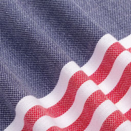 Пештемаль для пляжа, бани, сауны Фортуна 100х180 см, синий - Lovelife фото 3