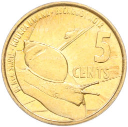 Монета 5 центов 2016 года Сейшелы