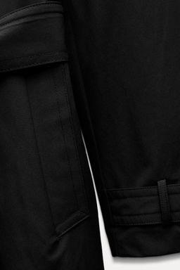 WATER-REPELLENT MIDI TRENCH COAT WITH BELT - Zara фото 15