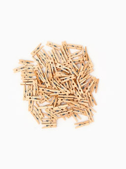 Набор прищепок "Классика" 100 штук размер 2,5х0,8 см