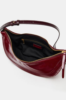 BOLSO DE HOMBRO OVALADO / Rojo - Zara фото 6
