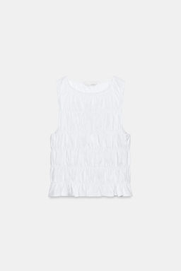 TOP FRUNCES / Blanco - Zara фото 4