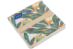 Цена за 2 шт. Салфетки GrandPero Deluxe 33х33 "Малахит" 3сл 20л, 12 в тр. уп. 2258