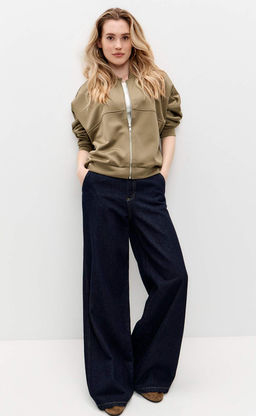 Бомбер женский  F612-0556f khaki - Fine joyce фото 3