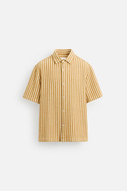 STRIPED TEXTURED SHIRT - Zara фото 8