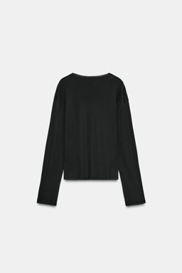 SUPIMA® COTTON OVERSIZED T-SHIRT - Zara фото 5
