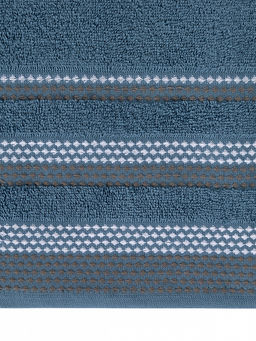 Полотенце махровое 70x140 темно-синий махровая ткань - Lucky фото 4