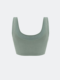 Balensiz Dolgusuz D?z Seamless Sporcu S?tyen