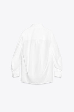 ZW COLLECTION POPLIN SHIRT - Zara фото 6