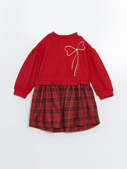 Bisiklet Yaka K?z ?ocuk Elbise