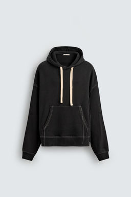 TOPSTITCHED HOODIE - Zara фото 6