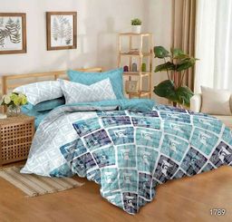 Постельное белье - Бязь Люкс 8 Оттиск 2-спальный с Евро простыней (молния) - Luteks фото 2