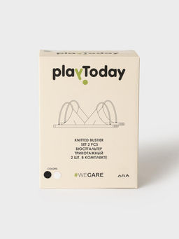 Набор бюстгальтеров PlayToday для девочки 2 шт хлопок с эластаном  фото 3