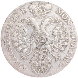 32 шиллинга 1731 года Гамбург