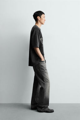 CONTRAST PRINT SWEATSHIRT - Zara фото 4
