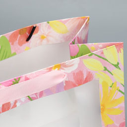 Пакет крафтовый с пластиковым окном Ты прекрасна, 24 20 11 см - Дарите счастье фото 5