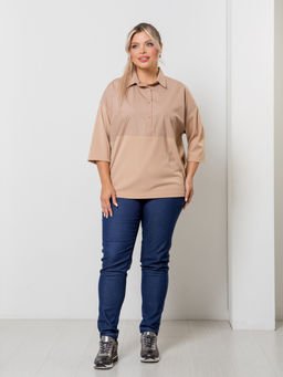 Блузка 1420 песочный