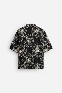 TEXTURED EMBROIDERY SHIRT