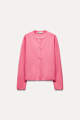 PLAIN KNIT CARDIGAN - Zara фото 5