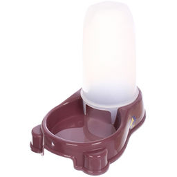 Автокормушка пластиковая "ДА БУДЕТ КОРМ!", цвет спелой вишни, 250мл / 500гр, 27.5*18*25см