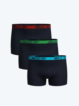 Standart Kal?p Bask?l? Erkek Boxer 3l?