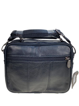 Сумка мужская из натуральной кожи, цвет черный - Greta фото 2