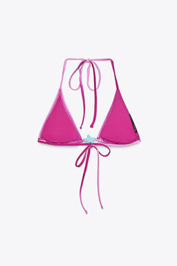 STAR TRIANGLE BIKINI TOP - Zara фото 11