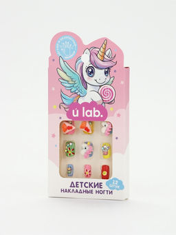Детские накладные ногти «Единорожка», 12 шт.