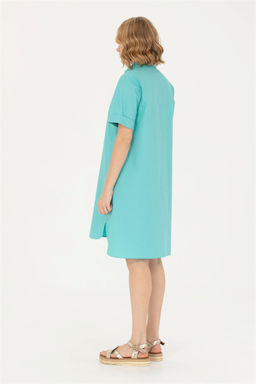 Женское мятное тканое платье - U.s. polo assn фото 5