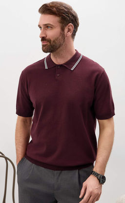 Поло P611-1536 bordo