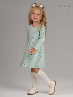 Платье Элла мятный букетик