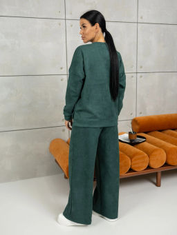 Костюм женский под замшу мод.2082 - Барболета фото 10