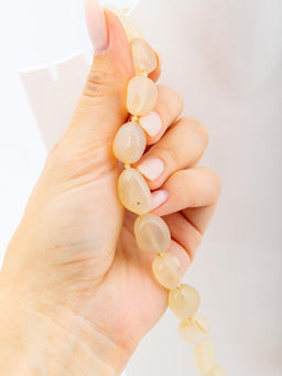 Украшение Бусы камень (оникс) №0036