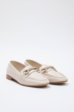 Trendyol Shoes Siyah Metal Aksesuar Detayl? Rugan Ekstra Rahat Kad?n Loafer Ayakkab? TAKSS25LA00015 - Trendyolmilla фото 4