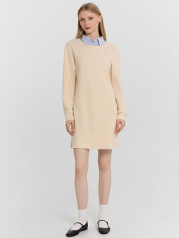 Платье женское бежевое