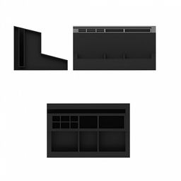 Цена за 1 шт. Набор настольный пластиковый ErichKrause Leader, Classic, черный  фото 3