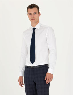 Beyaz Ex. Slim Fit Uzun Kollu Basic G_mlek