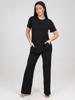 423 ПИЖАМА ЖЕНСКАЯ (брюки) (Черный)